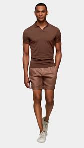 ART CLOTHING ARTICLE #5121 BROWN T SHIRT